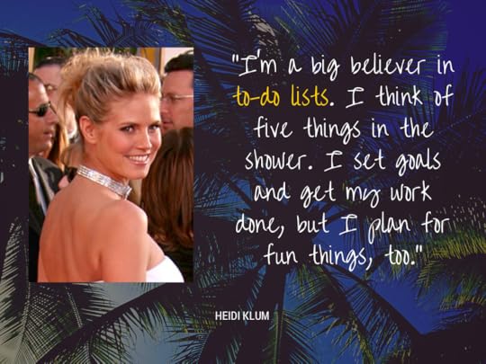 Heidi Klum List Maker