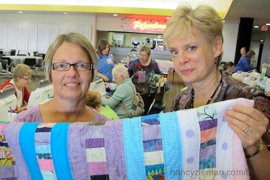 Quilt to Give by Nancy Zieman. How to make a speedy, yet attractive quilt to give to those in need. 