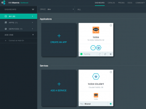 Bluemix config