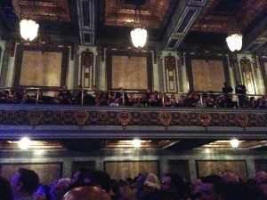 standing room with seats