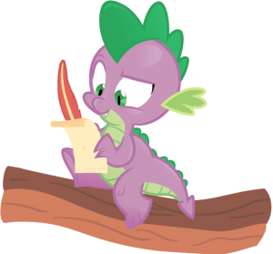 Look! It's a tiny writing dragon! (Picture by jrrhack)
