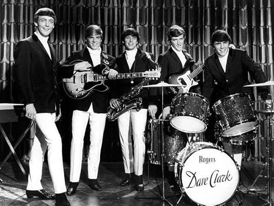 Publicity photo of The Dave Clark Five from their cameo performing appearance in the US film Get Yourself a College Girl. 27 November 1964. (c) MGM. Public domain via Wikimedia Commons