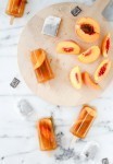 Peach Iced Tea Popsicles via Paper N Stitch