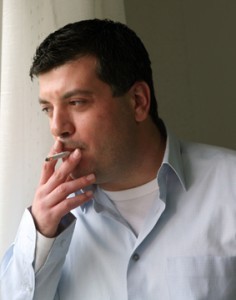 Portrait of the Arab-Israeli author Sayed Kashua.