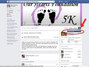 How nonprofit board members can invite people to events listed on Facebook