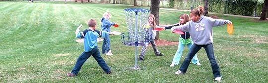 Flying Disc basket. Photo from Disc Golf Association.