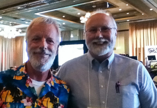 Frank Peretti and Kyle Pratt and the Oregon Christian Writers Summer Conference