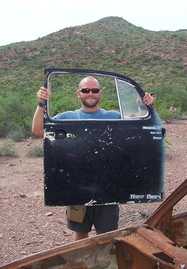 Max in the dessert around Prescott College