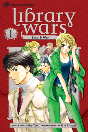 Library Wars 1 cover Kick ass librarians make great reading