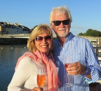 Mary Walker and Howard enjoying life aboard 