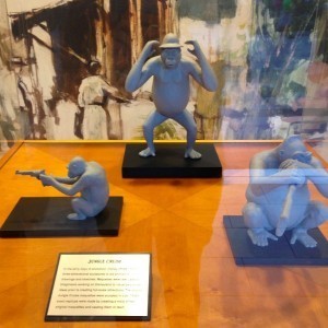 Jungle Cruise maquettes in the Adventure Tower at Disneyland Hotel