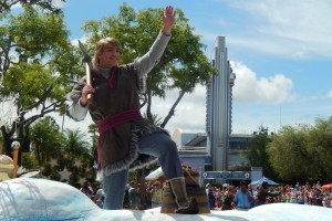 Frozen Summer Fun Royal Welcome - Kristoff, general seating, photo credit Kylene Hamulak