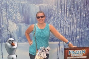 Meeting Olaf via Aurasma app