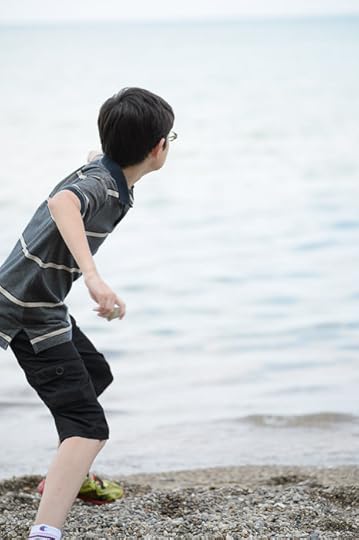 Boys Love Skipping Rocks -- Big Bay Park -- Whitefish Bay, Wisconsin, United States -- Copyright 2014 Jeffrey Friedl, http://regex.info/blog/