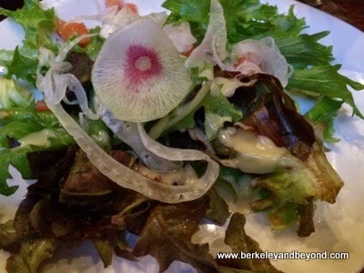 pretty salad at Keoki's Paradise in Koloa, Kauai, Hawaii