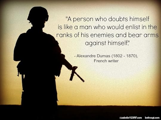 Doubtful man bears arms. Dumas. 2014