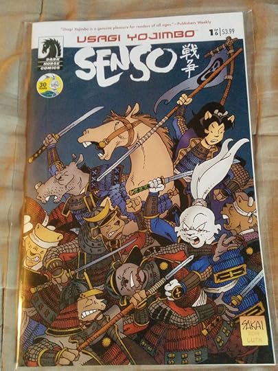 Thank you Derek McCaw, Fanboy Planet and Dark Horse comics for my early copy of Usagi SENSO 1!