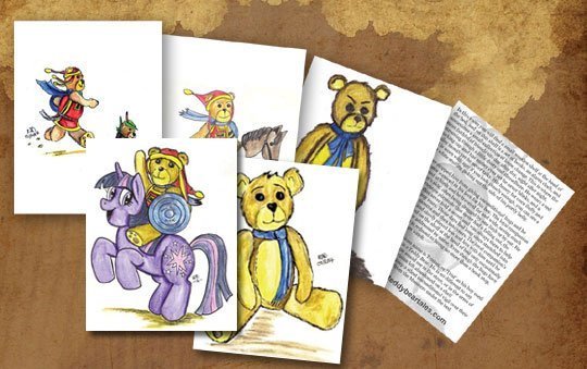 The Teddy Bear Tales Postcard Collection