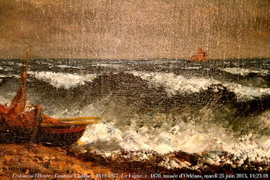 Le Jour ni l’Heure 6538 : Gustave Courbet, 1819-1877, La Vague, c. 1870, musée des Beaux-Arts d’Orléans, Loiret, région Centre, mardi 25 juin 2013, 14:23:18 from Flickr via Wylio