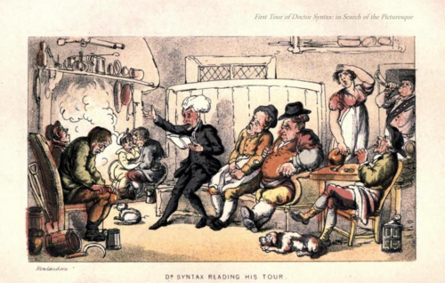 Dr Syntax Reading His Tour