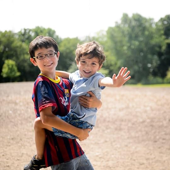 Anthony and Arjun Whitefish Bay, Wisconsin -- Milwaukee River Greenway Dog Run -- Milwaukee, Wisconsin, United States -- Copyright 2014 Jeffrey Friedl, http://regex.info/blog/