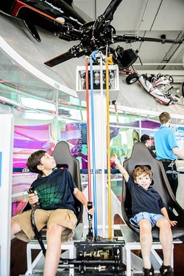 Checking Out the Collective of a helicopter -- Discovery World -- Milwaukee, Wisconsin, United States -- Copyright 2014 Jeffrey Friedl, http://regex.info/blog/