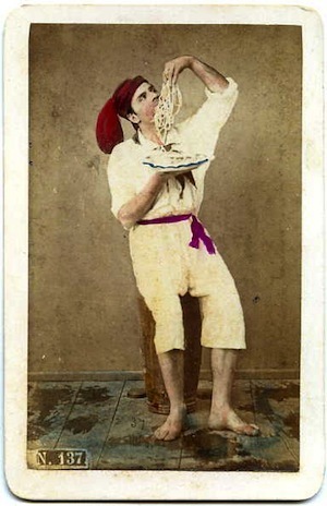 Giorgio Conrad (1827-1889): Spaghetti-eater