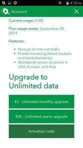 Disconnect VPN Plan