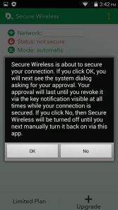 Disconnect VPN Setting