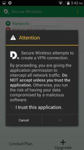 Disconnect VPN Trust