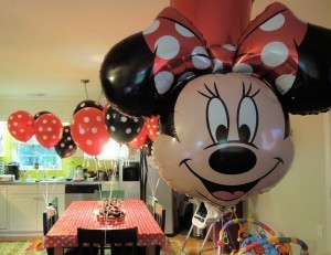 Minnie Mouse Red Decorations