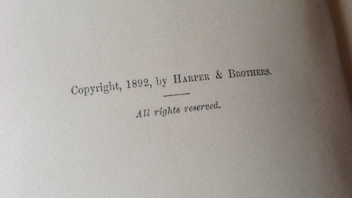 Van Bibber and Others, by Richard Harding Davis (1892), illustrations by Charles Dana Gibson, First Edition First Printing
