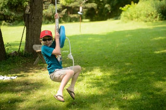 Tarzan Style though Luke called it “ Pirate Style ” -- Grandma and Grandpa Friedl's -- Rootstown, Ohio, USA -- Copyright 2014 Jeffrey Friedl, http://regex.info/blog/