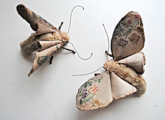 Textile Mothes in Courtship Dance by Mr Finch