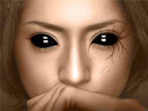 demons, demon eyes, doll eyes, black eyes, susans poetry, susan elliott poetry, scary eyes