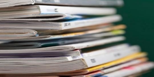 stack of magazines
