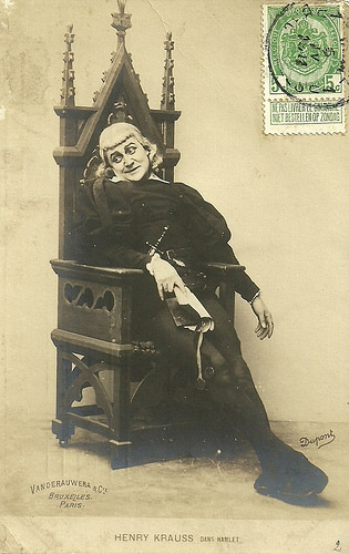 Henry Krauss as Hamlet