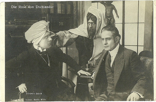 Friedrich Zelnik and Erich Kaiser-Titz in Die Rose von Dschiandur