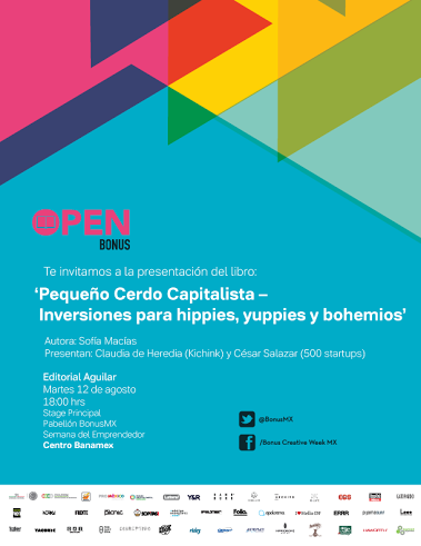 Presentación del libro Pequeño Cerdo Capitalista en Bonus
