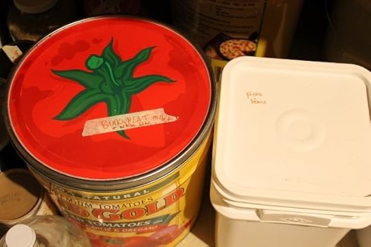 Storing bulk grains