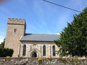 La iglea de St Mary's en Hay después de su renovación