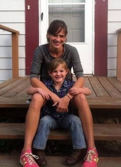 Katie Trotter with her daughter