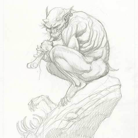 Frank Cho ghost dog goblin World of Payne concept art