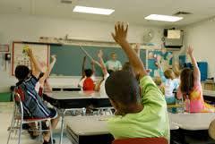 Substitute middle school hands up