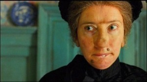 Uni-brow of sweet Nanny McPhee.