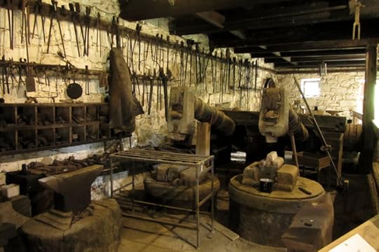 Blacksmith tools at Museumsdorf Bayerischer Wald