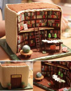 library cake