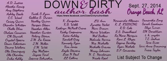 Down and Dirty Author Line-up