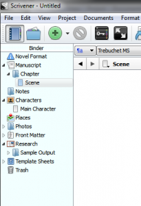 Scrivener Untitled Project