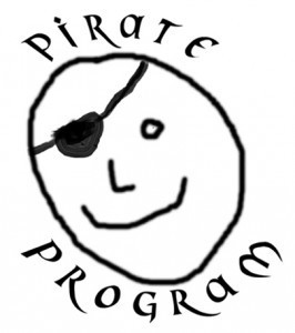 face - Pirate badge